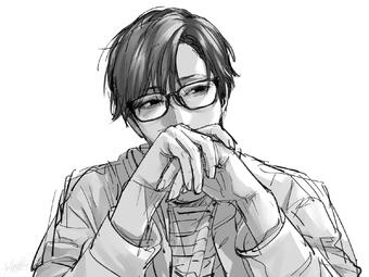 w/ glasses